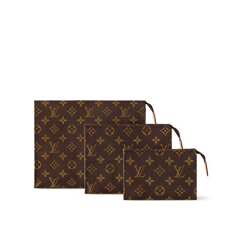 lv poop bag|Trio Toiletry Pouch in LV Monogram .